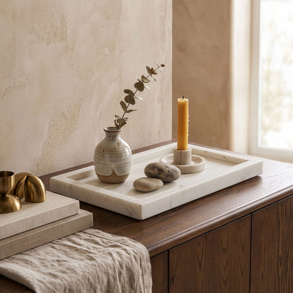 Nolan - Genuine Marble Tray