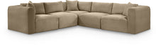 Load image into Gallery viewer, Shaggy - Fabric 5 Piece Modular Corner Sectional
