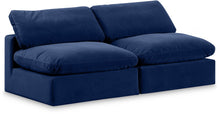 Load image into Gallery viewer, Comfy - Velvet Modular Armless Sofa 2 Seats
