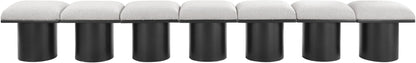 Pavilion - 7 Piece Modular Bench With Black Base