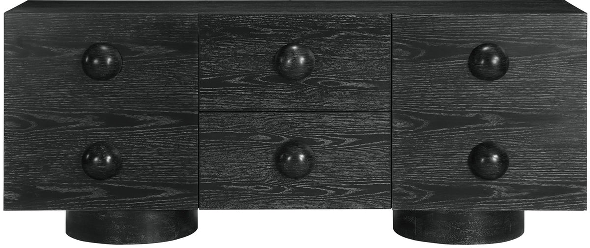 Bubble - Rubberwood with Oak Veneer Sideboard / Buffet