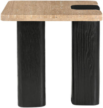 Load image into Gallery viewer, Ravenna - Genuine Travertine Top And Oak Wood Base Table
