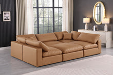 Load image into Gallery viewer, Comfy - 6 Piece Faux Leather Sectional
