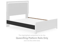 Load image into Gallery viewer, Zuraleus - Queen/King Platform Rails - Black
