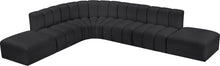 Load image into Gallery viewer, Arc - Faux Leather 7 Piece Corner Modular Sofa
