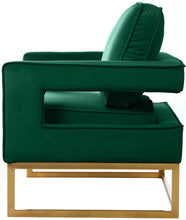 Load image into Gallery viewer, Noah - Accent Chair with Gold Legs
