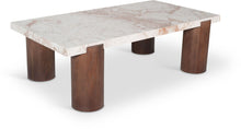 Load image into Gallery viewer, Campania - Marble And Oak Wood Coffee Table - Cream
