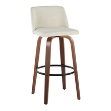 Load image into Gallery viewer, Toriano - Contemporary Fixed Height Barstool Swivel And Round Footrest (Set of 2)

