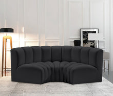 Load image into Gallery viewer, Arc - Faux Leather 3 Piece Modular U-Shaped Sofa
