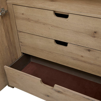 Pagosa - Armoire - English Knotty Oak