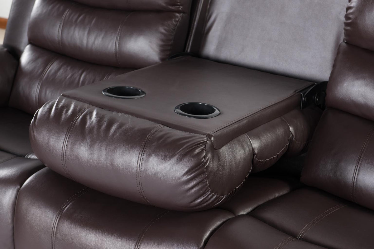 U191 - Motion Loveseat - Brown