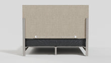 Load image into Gallery viewer, Zambrano - Queen Bed Headboard With LED - Light Gray / White
