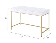 Load image into Gallery viewer, Ottey - High Gloss Writing Desk
