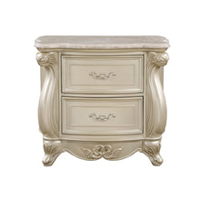 Load image into Gallery viewer, Monique - Nightstand With Marble Top - Champagne
