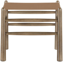 Load image into Gallery viewer, Santos - Faux Leather Upholstered Bench - Walnut Frame
