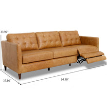 Load image into Gallery viewer, Christopher - Electric Inclining Sofa Left Facing - Tan
