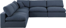 Load image into Gallery viewer, Comfy - 5 Piece Linen Modular Corner Armless Sectional
