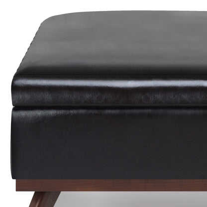 Owen - Multifunctional Square Coffee Table Storage Ottoman - Ego Home Furniture