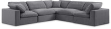 Load image into Gallery viewer, Comfy - 5 Piece Velvet Modular Corner Sectional
