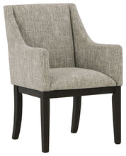 Load image into Gallery viewer, Burkhaus - Dining UPH Arm Chair (Set of 2) - Beige / Dark Brown
