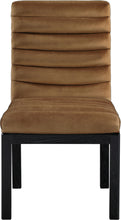 Load image into Gallery viewer, Evelyn - Dining Chair With Black Legs - Saddle
