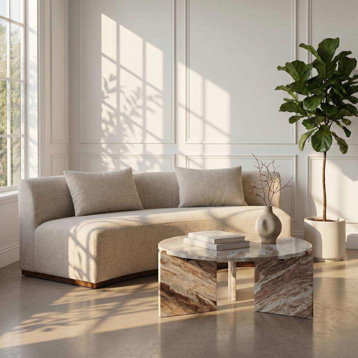 Vernazza - Genuine Marble Table