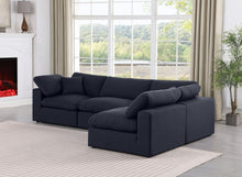 Load image into Gallery viewer, Comfy - 4 Piece Linen Fabric Modular Armless Sectional
