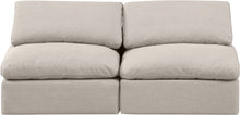 Load image into Gallery viewer, Indulge - Linen 2 Seat Modular Armless Sofa
