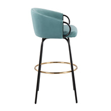 Load image into Gallery viewer, Claire - Contemporary / Glam Barstool With Footrest (Set of 2)
