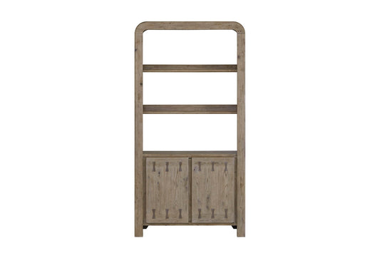 Pagosa - Bowtie Bookcase - English Knotty Oak