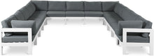 Load image into Gallery viewer, Nizuc - Outdoor Patio 13 Piece Modular Sectional With White Frame
