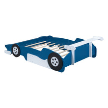 Load image into Gallery viewer, Race Car-Shaped Platform Bed With Wheels
