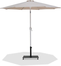 Load image into Gallery viewer, Fiji - Aluminum Patio Umbrella With Square Black And White Base
