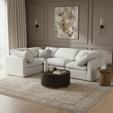Load image into Gallery viewer, Indulge - Linen 4 Piece Modular Corner Sectional - White
