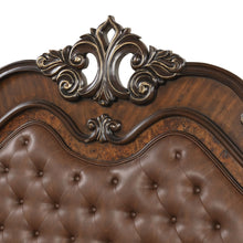 Load image into Gallery viewer, Bella Notte - 6''6"/6''0" King Sleigh Headboard - Mahogany Brown
