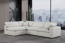 Load image into Gallery viewer, Comfy - 4 Piece Linen Fabric Modular Armless Sectional

