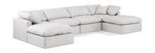 Load image into Gallery viewer, Indulge - Faux Leather 6 Piece Modular Double Chaise Sectional
