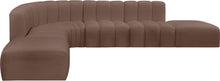 Load image into Gallery viewer, Arc - Faux Leather 7 Piece Corner Modular Sofa
