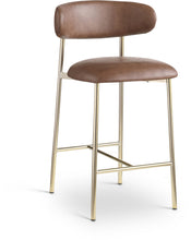 Load image into Gallery viewer, Lupita - Counter Stool With Brushed Gold Frame (Set of 2)
