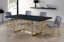 Load image into Gallery viewer, Heidi - Dining Chair with Gold Legs (Set of 2)
