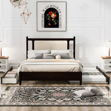 Load image into Gallery viewer, Platform Bed With 2 Big Drawers &amp; Trundle
