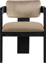 Load image into Gallery viewer, Sacha - Velvet Dining Chair With Black Base (Set of 2)
