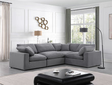 Load image into Gallery viewer, Comfy - 4 Piece Velvet Modular Sectional
