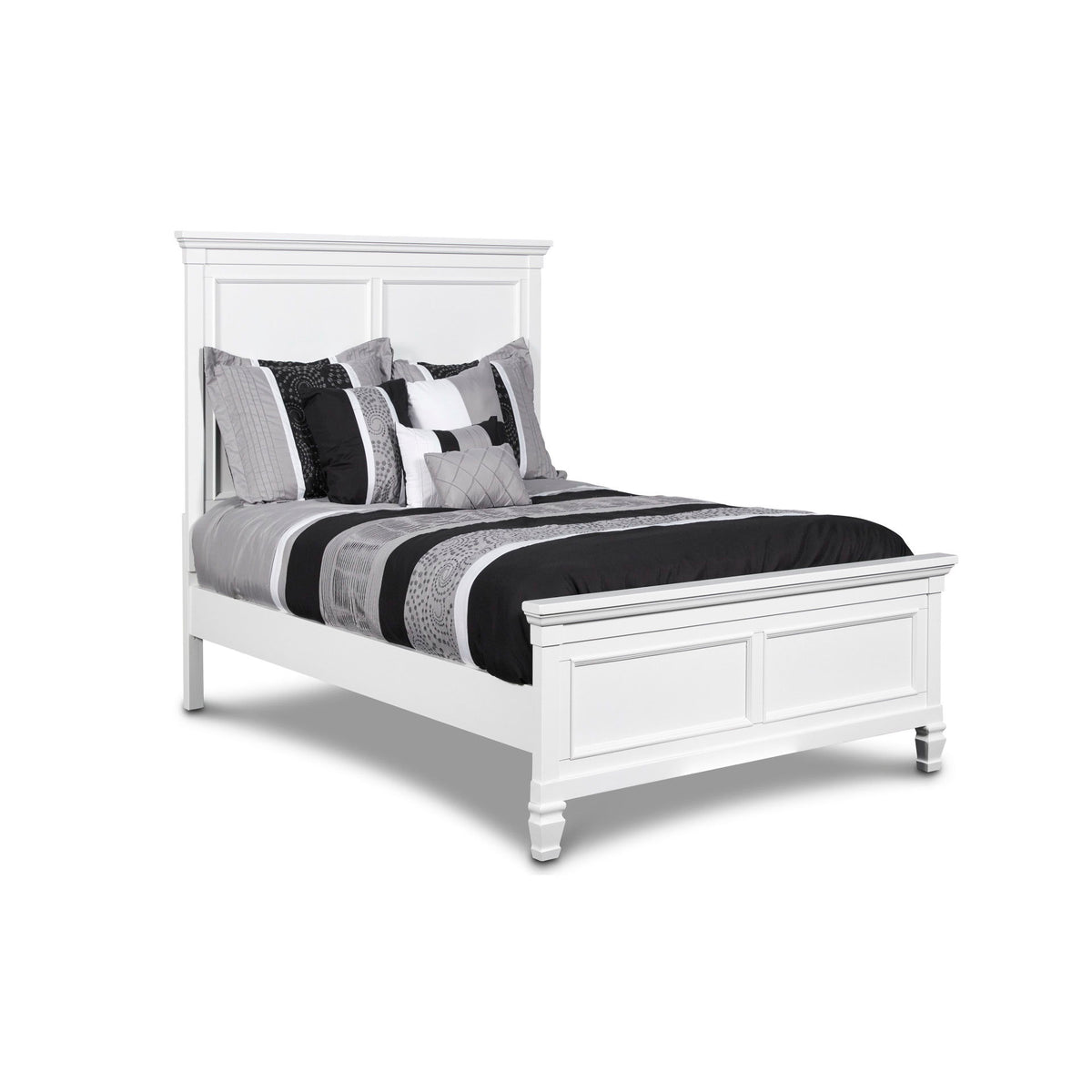 Tamarack - 3/3 Twin Headboard, Footboard & Slats - White