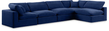 Load image into Gallery viewer, Comfy - 5 Piece Velvet Modular Sectional
