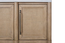 Load image into Gallery viewer, Citrus Heights - Cane Door, Cement Top Server - Sand
