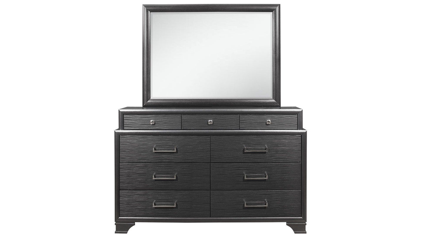 Jordyn - 5 Piece Queen Bedroom Set - Gray