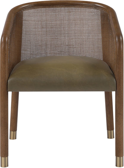 Sylvan - Vegan Leather Dining Chair (Set of 2) - Brown Frame