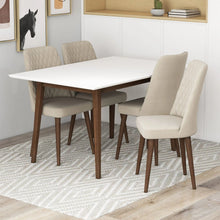 Load image into Gallery viewer, Mary - Modern Style Rectangular Dining Kitchen Table
