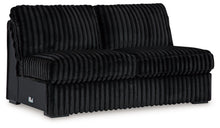 Load image into Gallery viewer, Midnight-Madness - Armless Loveseat - Onyx
